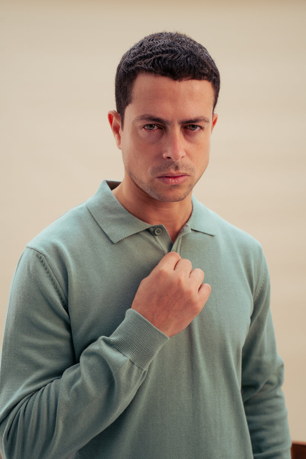 Knitted Polo Shirt | Royal Mint