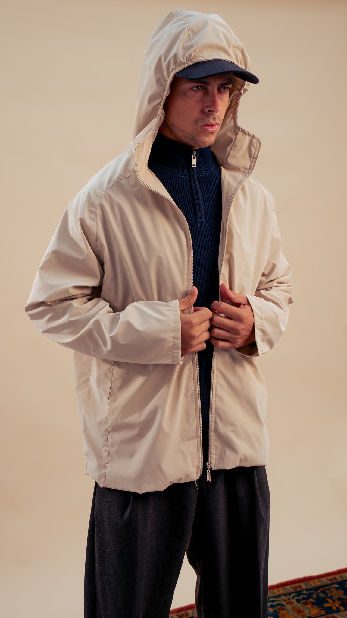 Waterproof Jacket | Cream