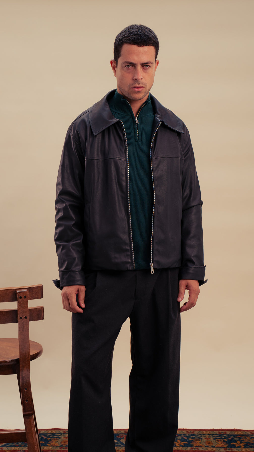 Leather Jacket | Black