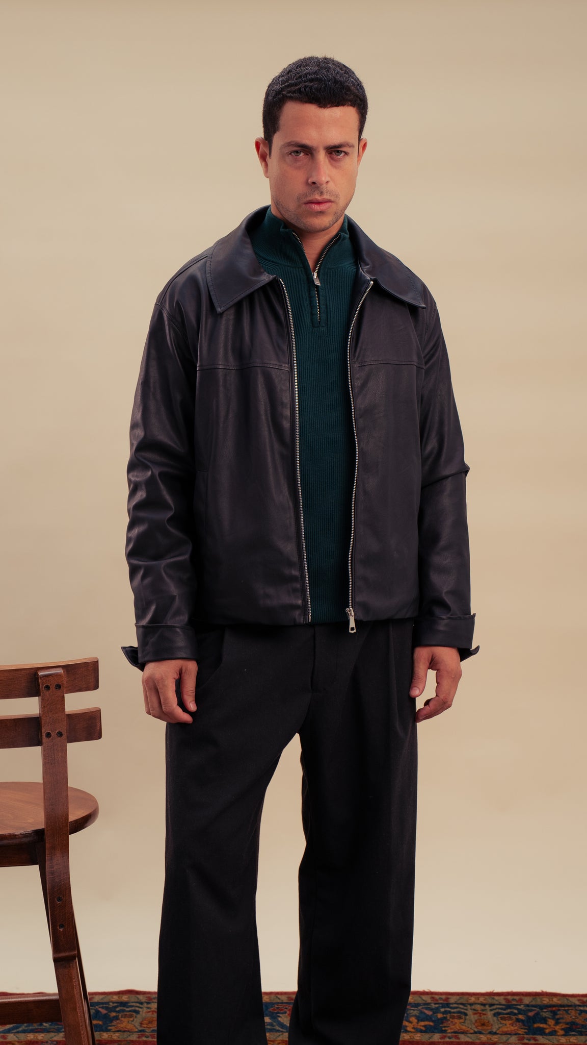 Leather Jacket | Black