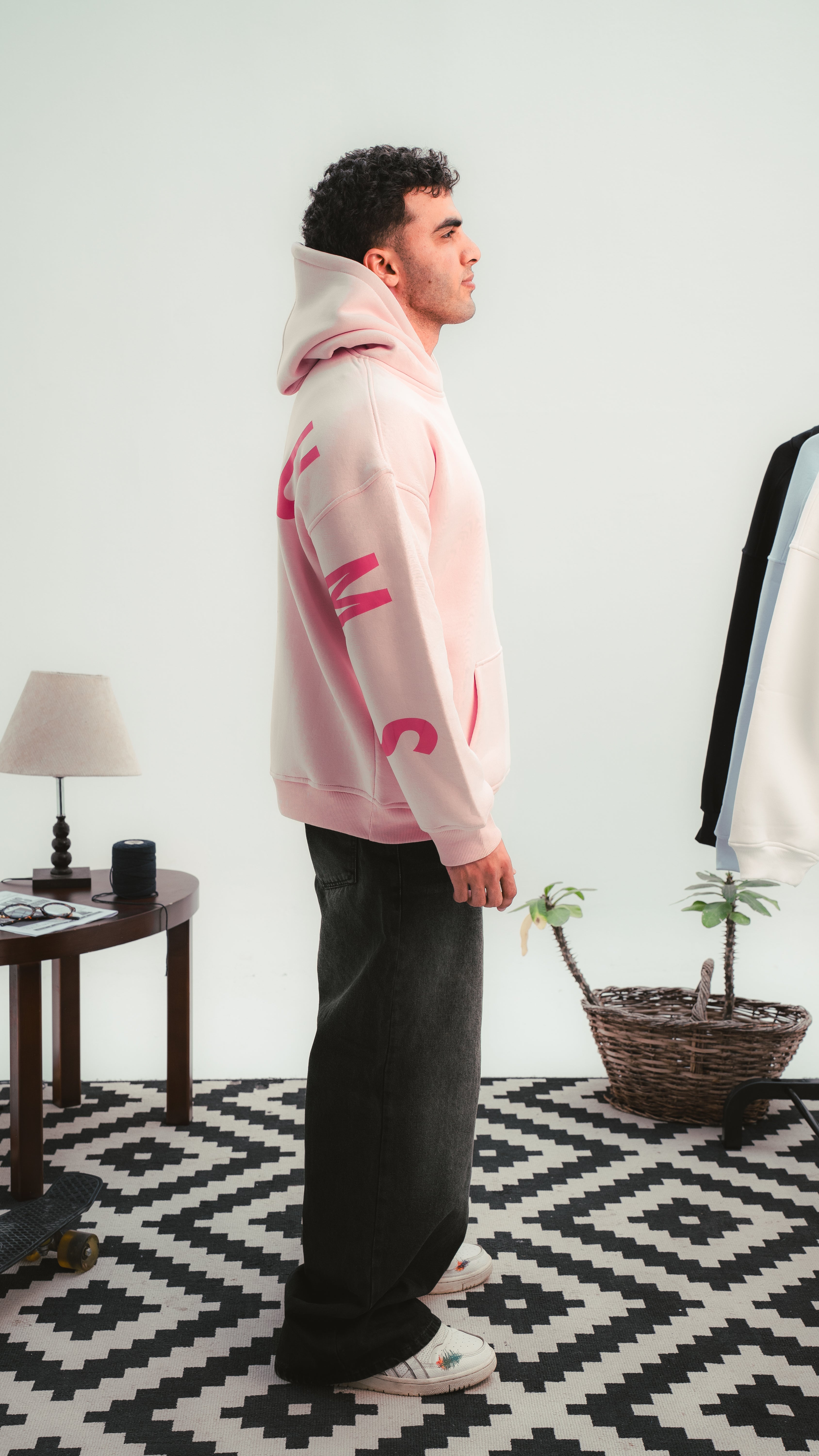 Kalium Original Back Logo Hoodie – Pink