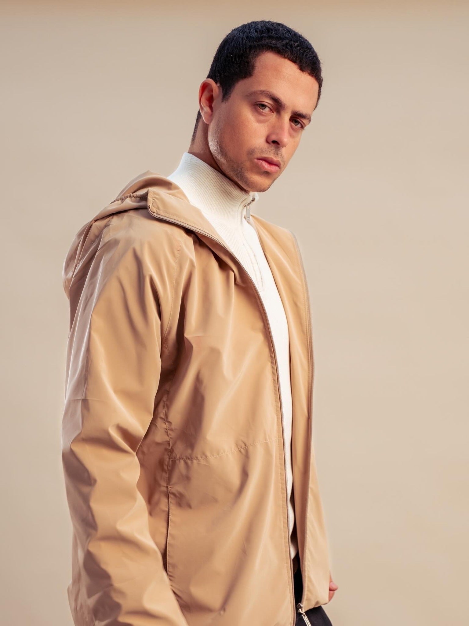 Waterproof Jacket | Beige