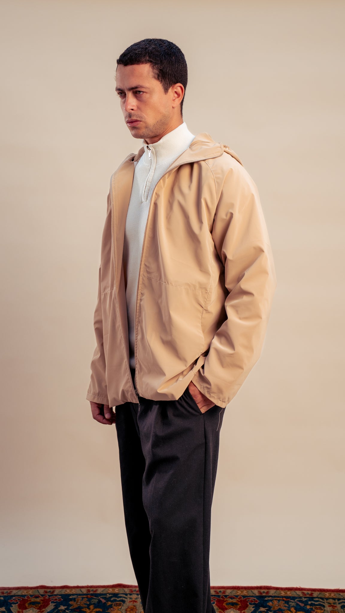 Waterproof Jacket | Beige